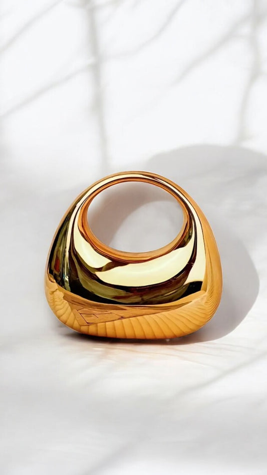 Acrylic crescent moon bag