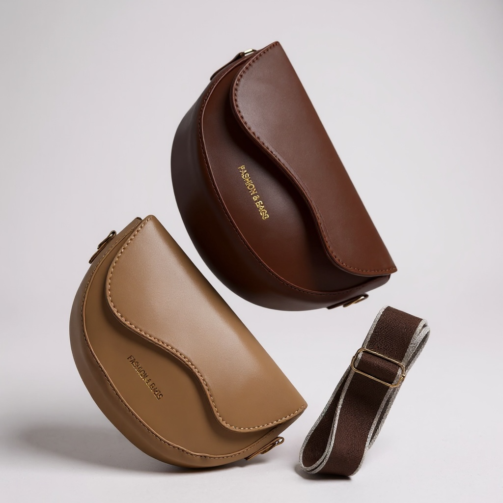 Leather pu bag(with wide strap)