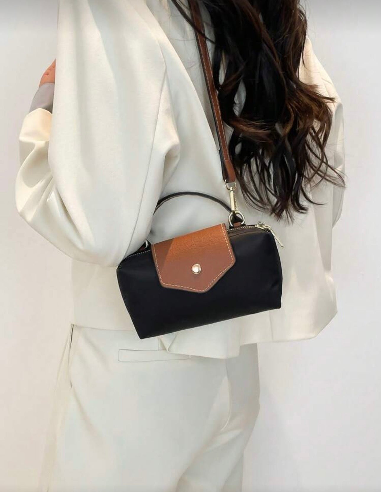 Mini Nylon Fabric
Crossbody Bag