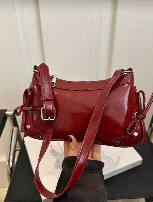 Retro burgundy bag