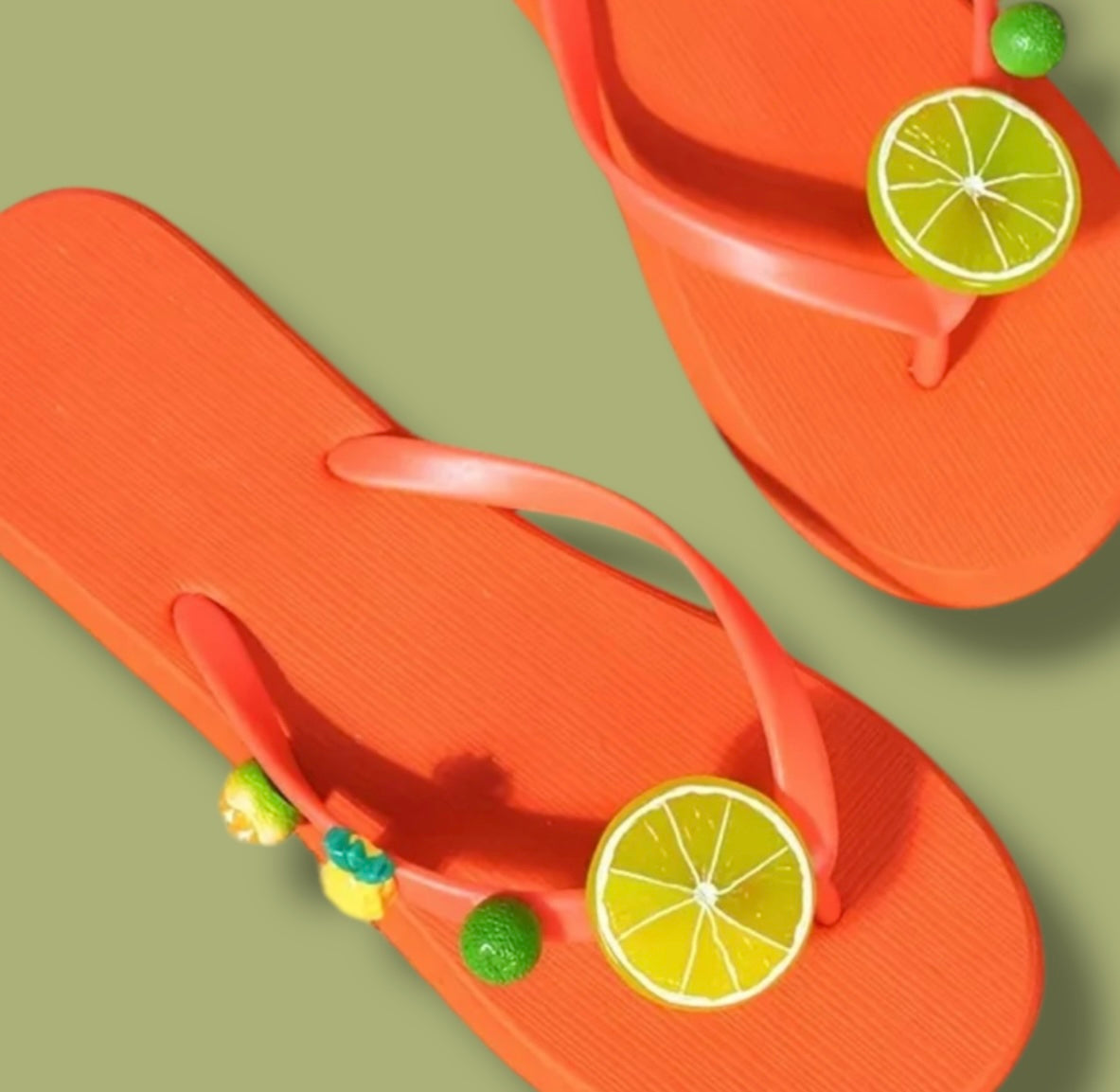 Orange flipflop