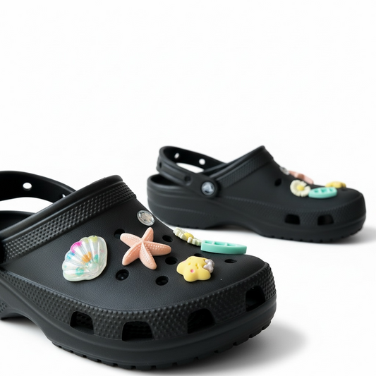 Starfish clog black