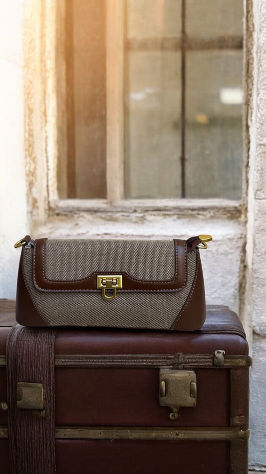 Retro brown bag
