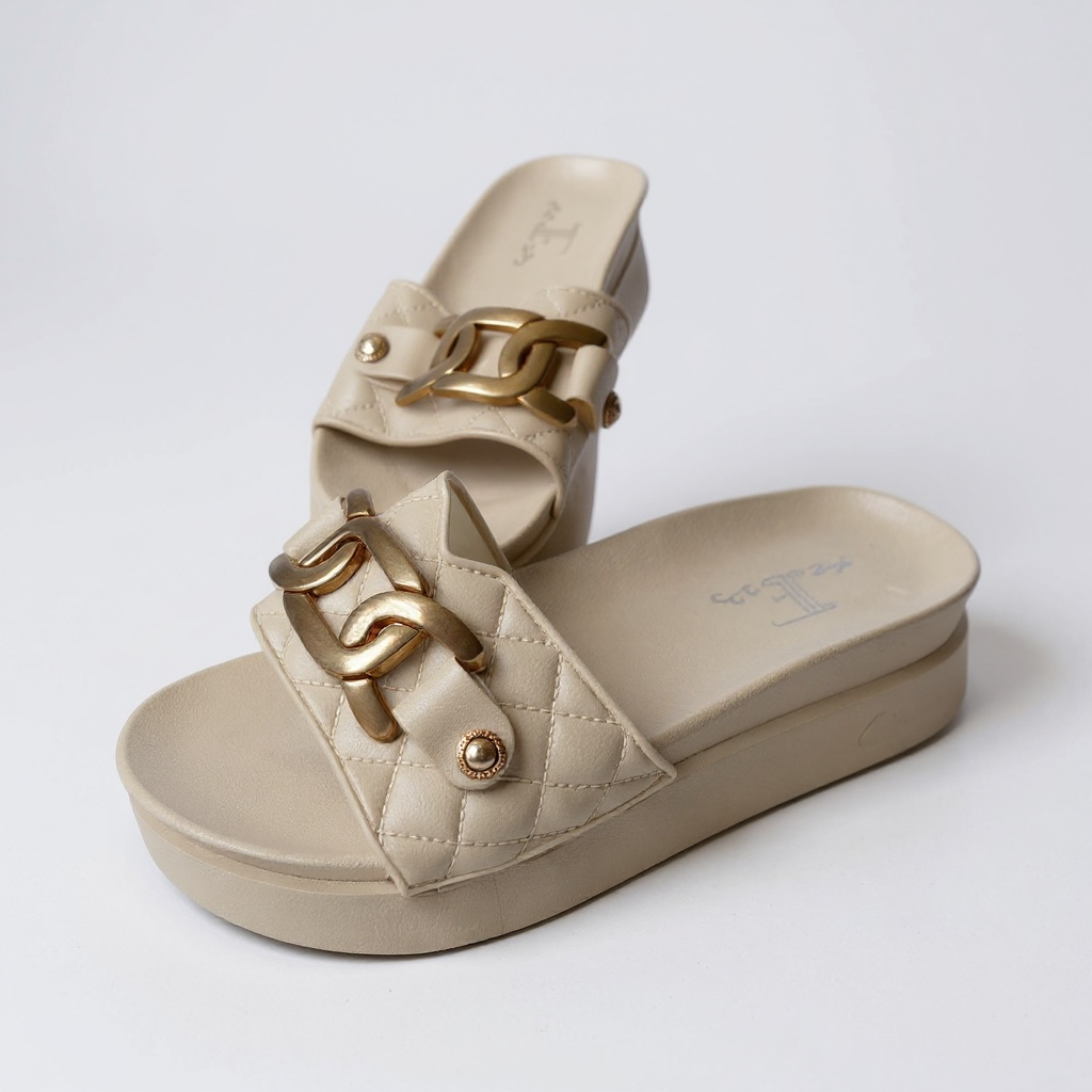 Square buckle white