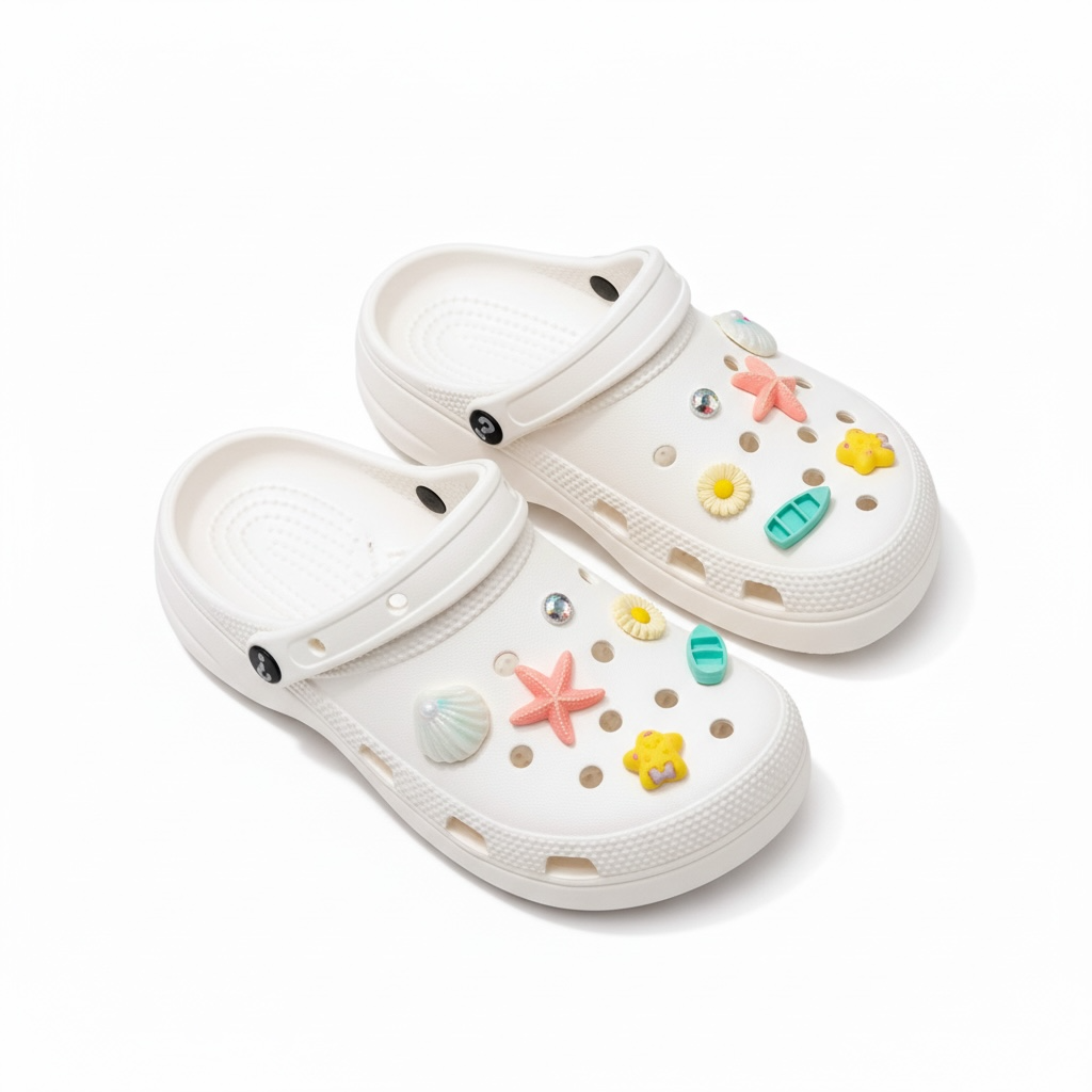 Starfish clogs-White