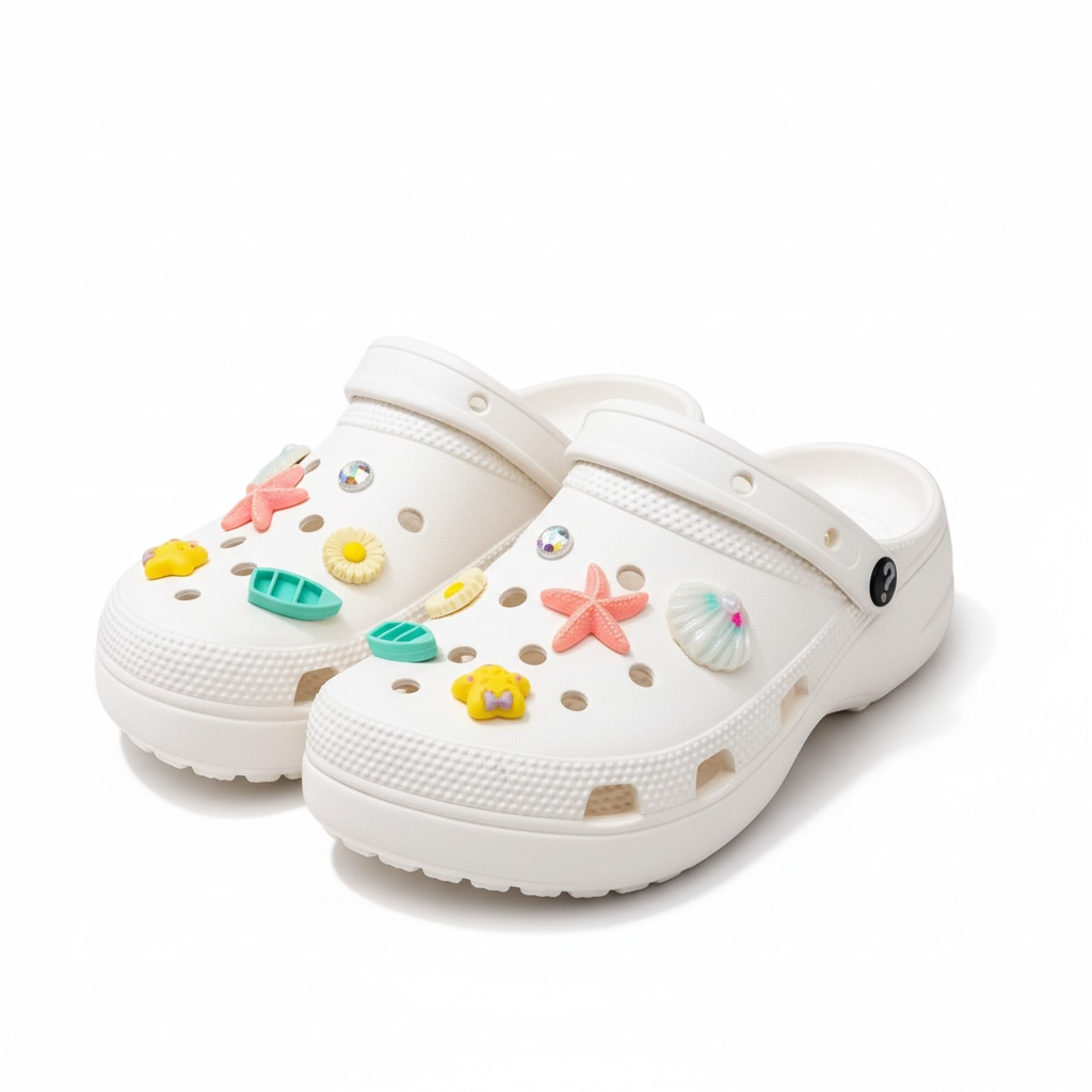 Starfish clogs-White