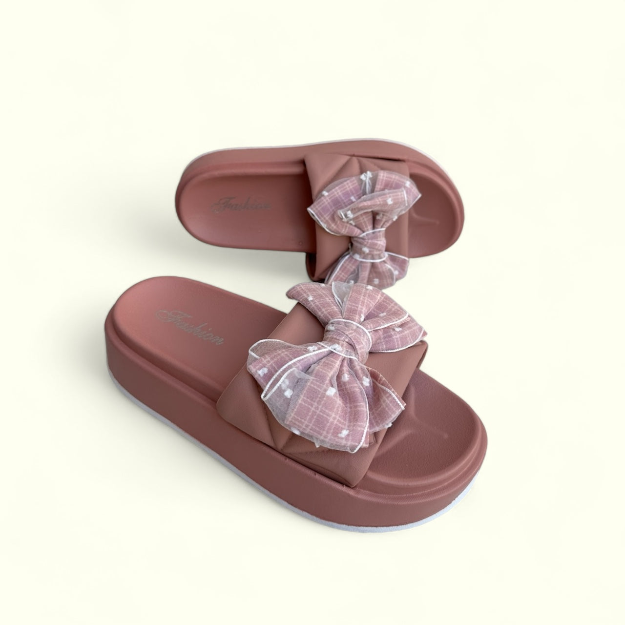 Checked tie slides