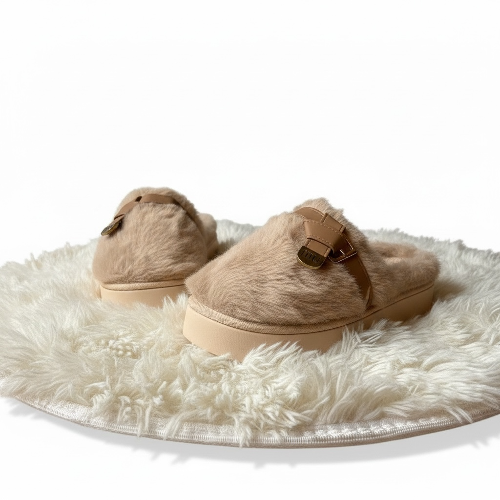 Buckle carpet shoes