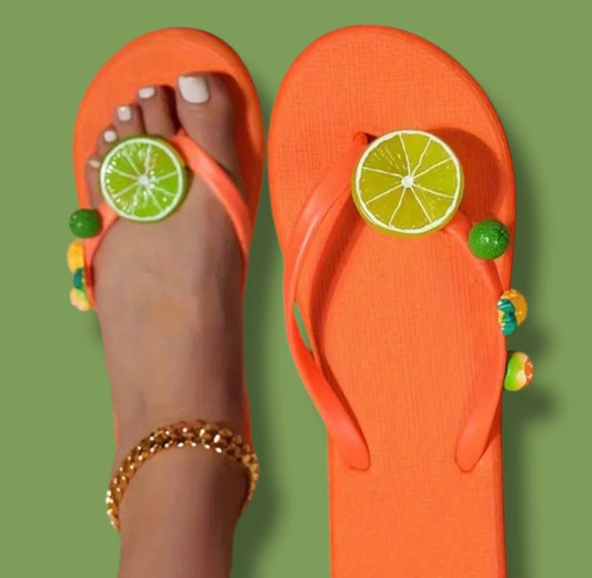 Orange flipflop