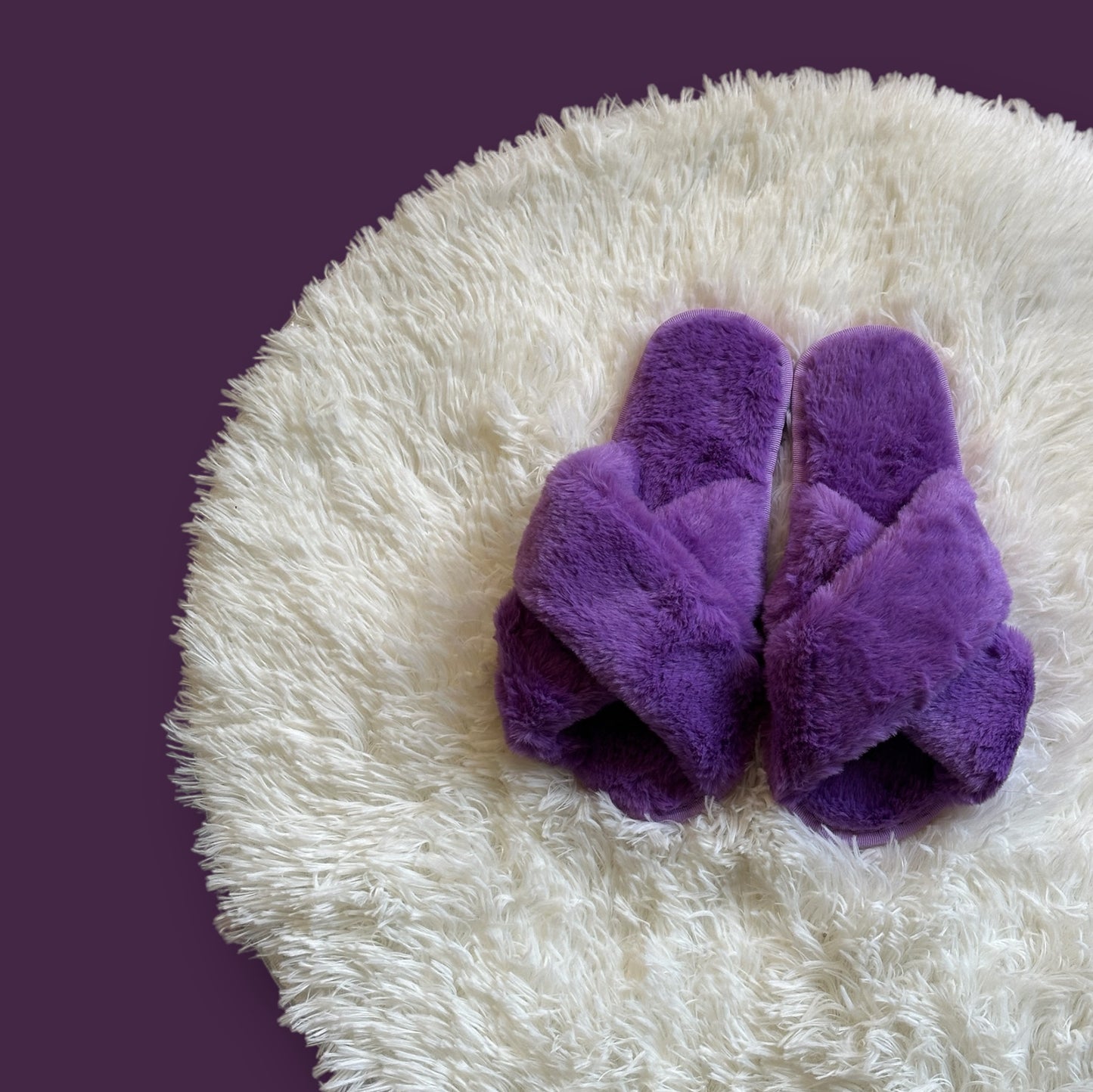 Crossband fur slides