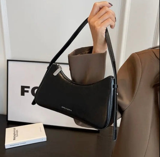 Sleek minimalist shoulder bag