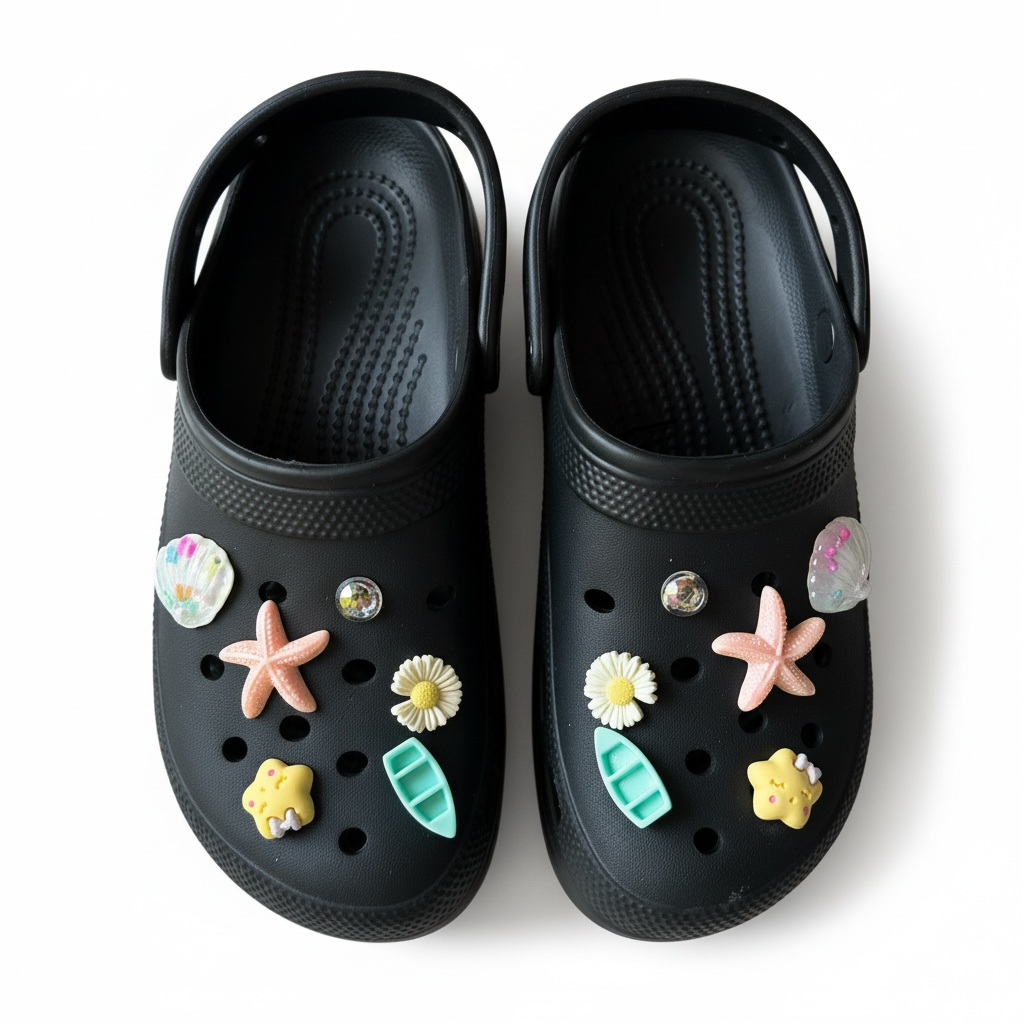 Starfish clog black