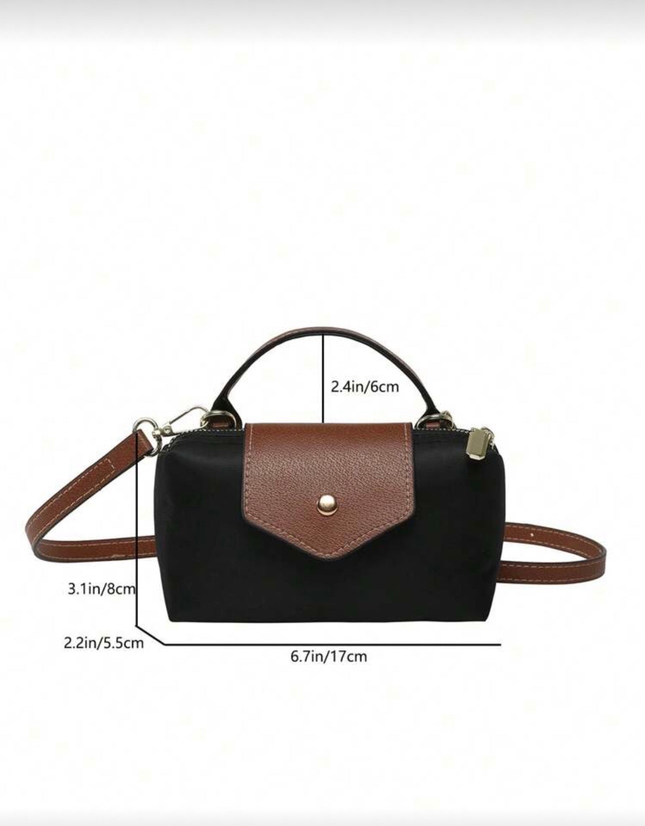 Mini Nylon Fabric
Crossbody Bag