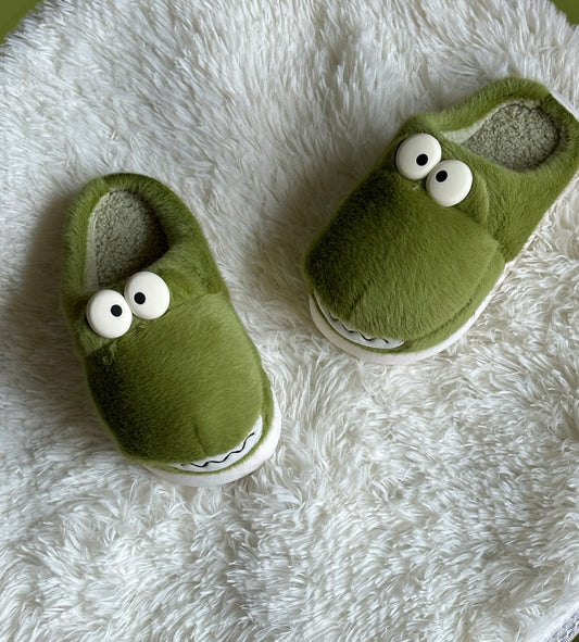 Cozy cartoon dinosaur