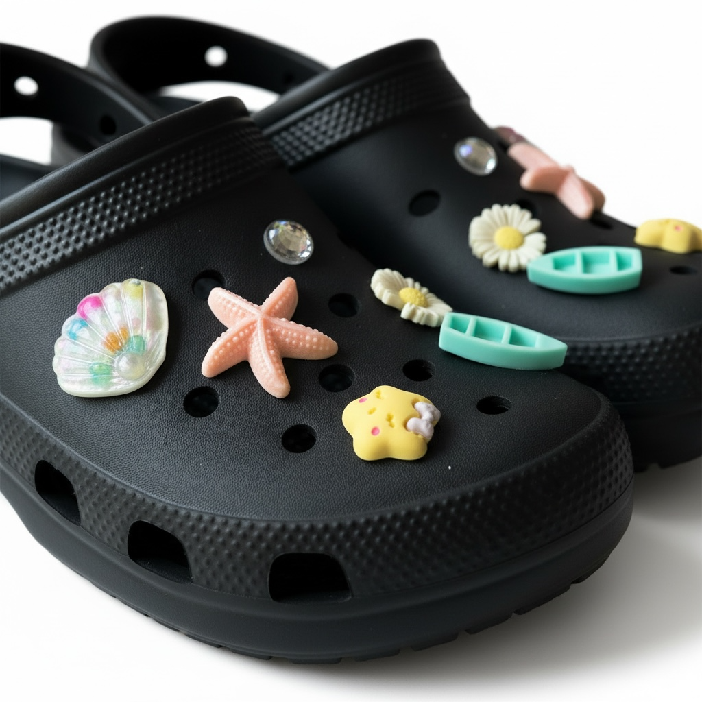 Starfish clog black