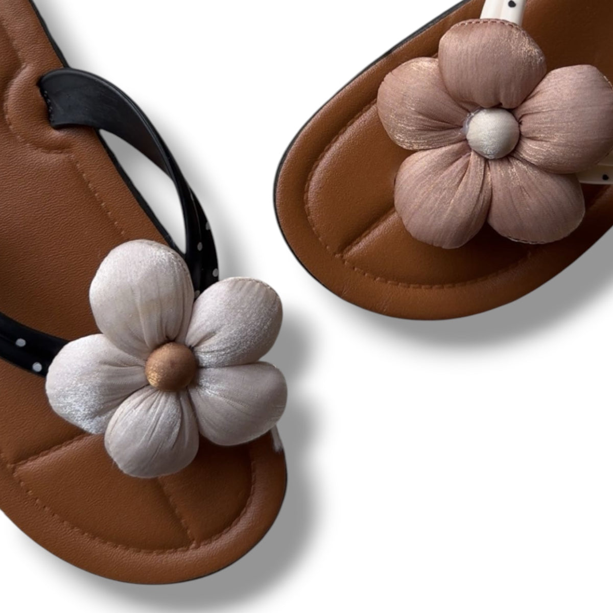 Polka flower black