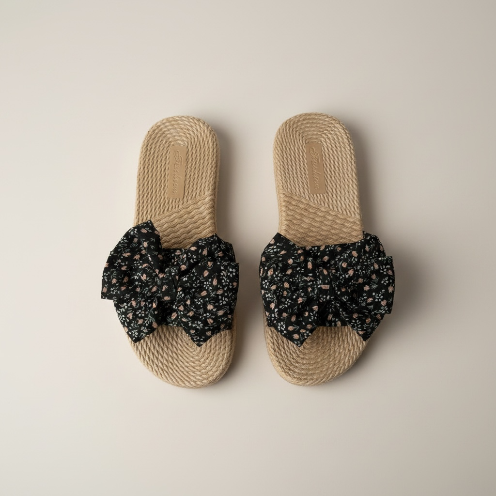 Floral softee black
