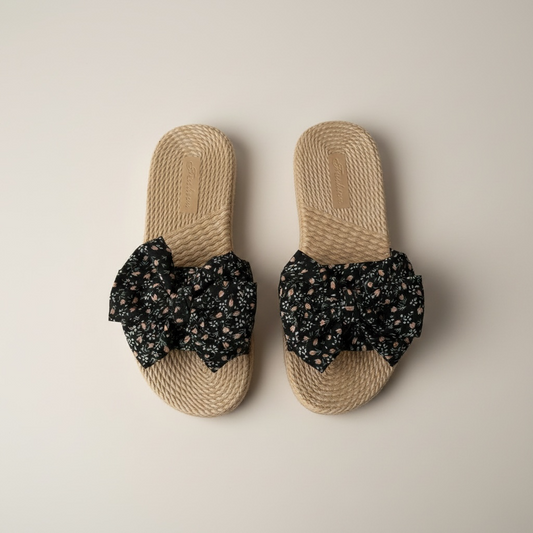 Floral softee black