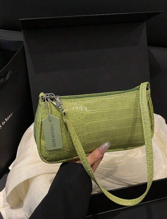 Crocodile embossed style bag