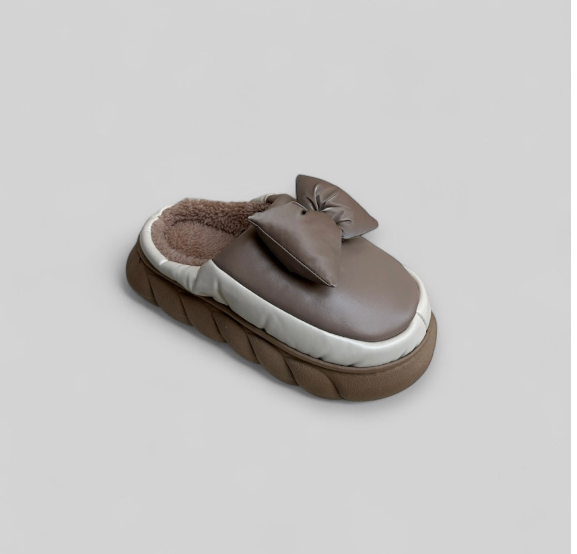 Bow carpet shoes