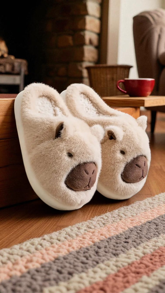 Capybara carpet shoes