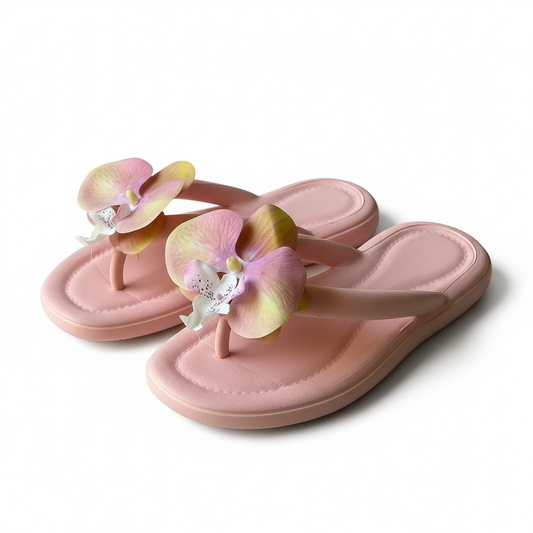 Flower flipflop (light pink)